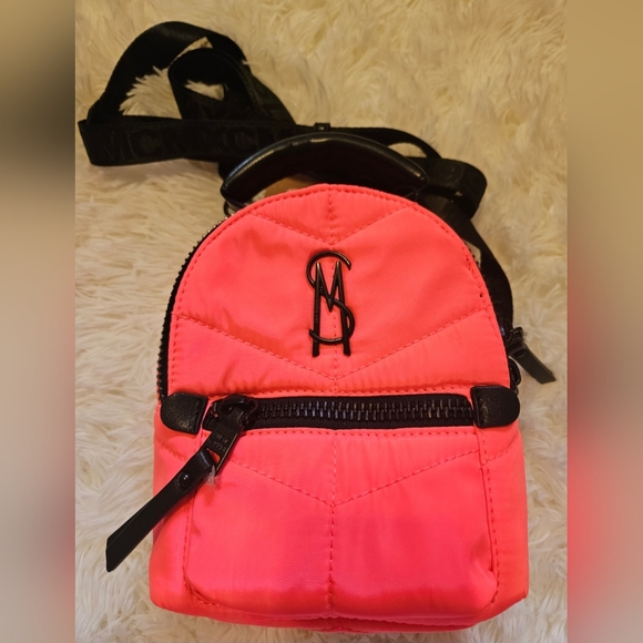 NWT Steve Madden Pink Backpack Compact Design - Picture 1 of 8